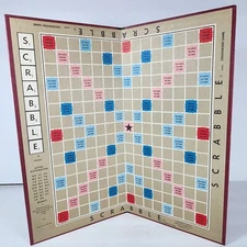 Vtg 1948 Scrabble Game Board Only by Selchow & Righter Replacement Board