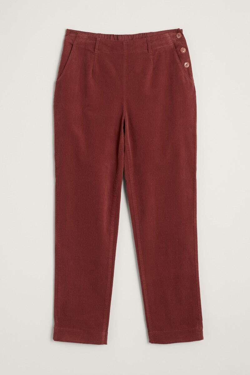 Seasalt Women's Trousers red Crackington Trousers Regular