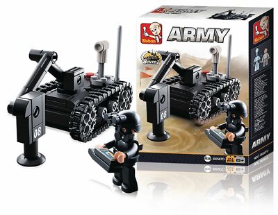 SLUBAN-COLLEZIONE ARMY-SET COSTRUZIONI-B0587D DRAGAMINE+1SOLDATO-174 PCS 