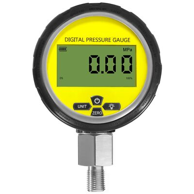 #ad 10000PSI Digital Hydraulic Pressure Gauge Manometer 1 4quot; NPT 700BAR 70Mpa Black $90.99