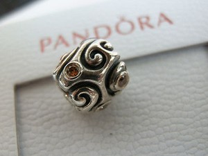 RARE RETIRED GENUINE PANDORA LARGE DAYDREAM CHARM -790548CZM- HONEY COLOURED | eBay