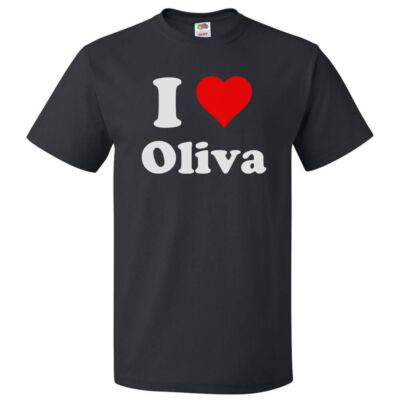 I Love Oliva T shirt I Heart Oliva