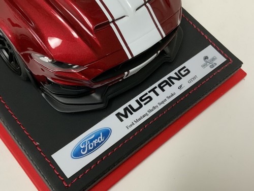 1/18 GT Spirit Ford Mustang Shelby Super Snake in Red 2021 GT397 Leather AB004 - Picture 3 of 9