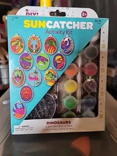DINOSAURS SUN CATCHER PAINT ACTIVITY SET D4