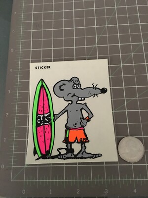 Gordon & Smith G&S Skateboard Surfboard Sticker Rat Pack Vintage