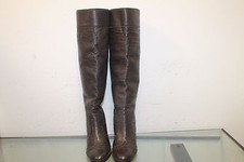 Michael Michael Kors Brown Leather High Block Heel Knee High Boots Size 10M