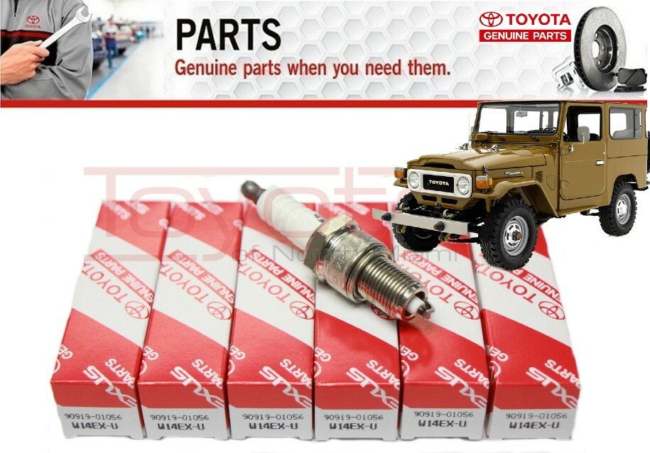 こーです OEM Genuine Toyota Land Cruiser 1969-80 Spark Plugs 90919-01056