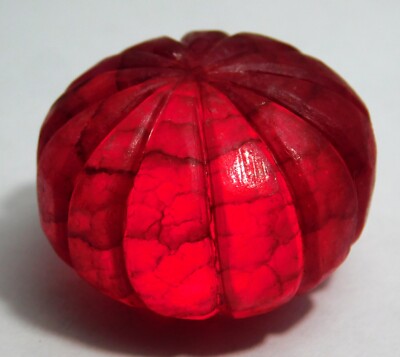 Certified 288.20 Ct Natural Mozambique Red Ruby Pumpkin Cut Loose Gemstone