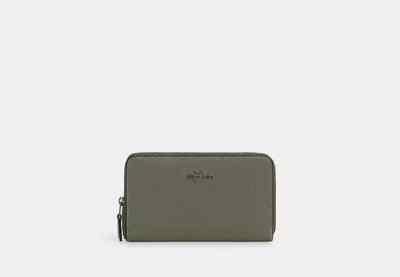 NWT COACH MEDIUM ID ZIP AROUND WALLET | eBay