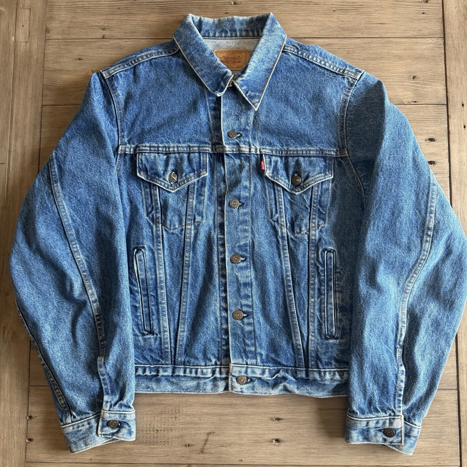 Vintage 80s Levi’s 71506-0216 Denim Type 3 Jacket 46L