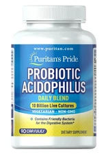 Puritan's Pride Probiotic Acidophilus Daily Blend-90   Capsules