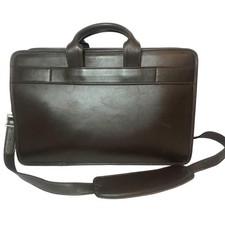 JACK GEORGES  Executive Leather Briefcase Mes...