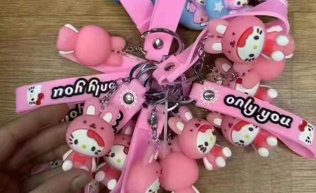 Wholesale Cute Character Keyrings Joblot 5 10 20 50 100 Party Bag Favours Charm image 7