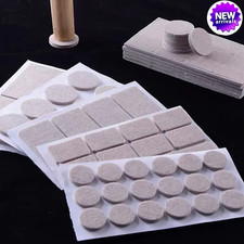 72pcs Self-Adhesive Felt Furniture Pads Chair Leg Floor Protectors 3mm