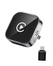 Wireless CarPlay & Android Auto Adapter - 2-in-1 Wired to Wireless Converter 