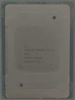 Intel Xeon Silver SR3HQ 4116 / 12 x 2,10 GHz/ 16,5MB / 85W/ LGA3647 / Prozessor