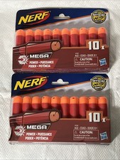 2 Official Nerf Mega Power Darts Package Of 10 Hasbro 2018 New