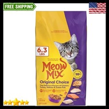Meow Mix Original Choice Dry Cat Food, 6.3 Pound Bag