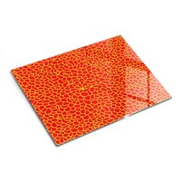 Glasschneidebrett KüChe GehäRtetes Glas Arbeitsplattenschutz Lava 40X30 Cm