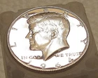 1964 Kennedy CHOICE LIGHT  CAMEO Proof 90% Silver  Blazing White Luster #630 - 8
