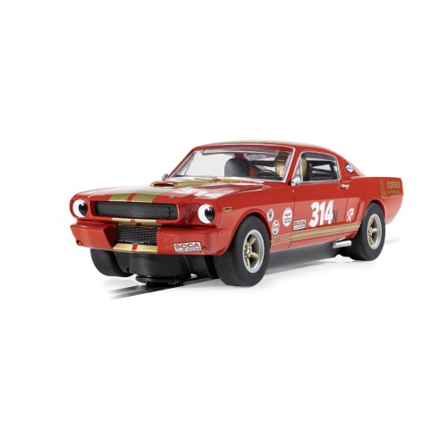 Scalextric Shelby GT350H rouge et or voiture de slot racing miniature 1/32