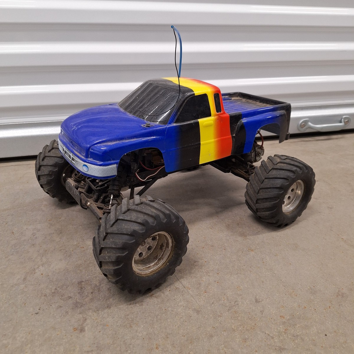 Vtg Traxxas Stampede Pro Classic RC Remote Control 2WD 1/10 Monster Truck