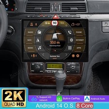 13.1" F&uuml;r Mercedes S/CL Klasse W220 W215 4+64GB Android 14 Autoradio 2K Navi FM