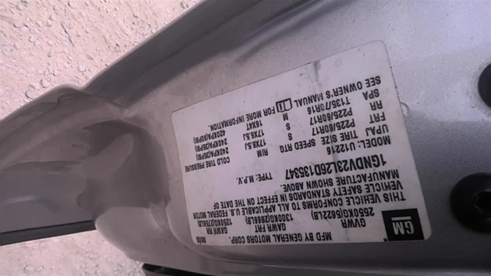 Automatic Transmission SV6 FWD 3.5L Fits 06 MONTANA 30350674 - Image 4 of 4