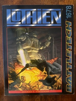Battletech Luthien Sourcebook Fasa 1678 original map included and unpunched!