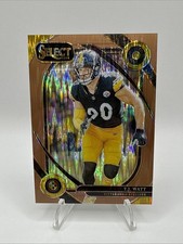 2024 Panini Select - Club Level T.J. Watt #294 Copper Shock Prizm /299