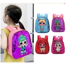 Cute Glitter Girls Backpack Kids Small School Bag Kawaii Preschool Bookbag New