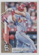 2020 Topps UK Edition Gold 5/25 Tommy Edman #188 0h1