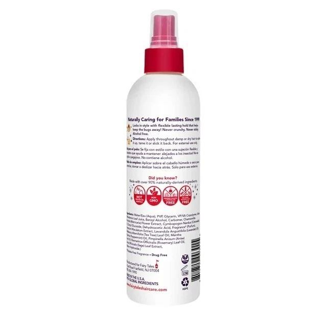 Spray condicionador infantil Fairy Tales alecrim repelente prevenção de piolhos, fl oz 8. - Imagem 4 de 4