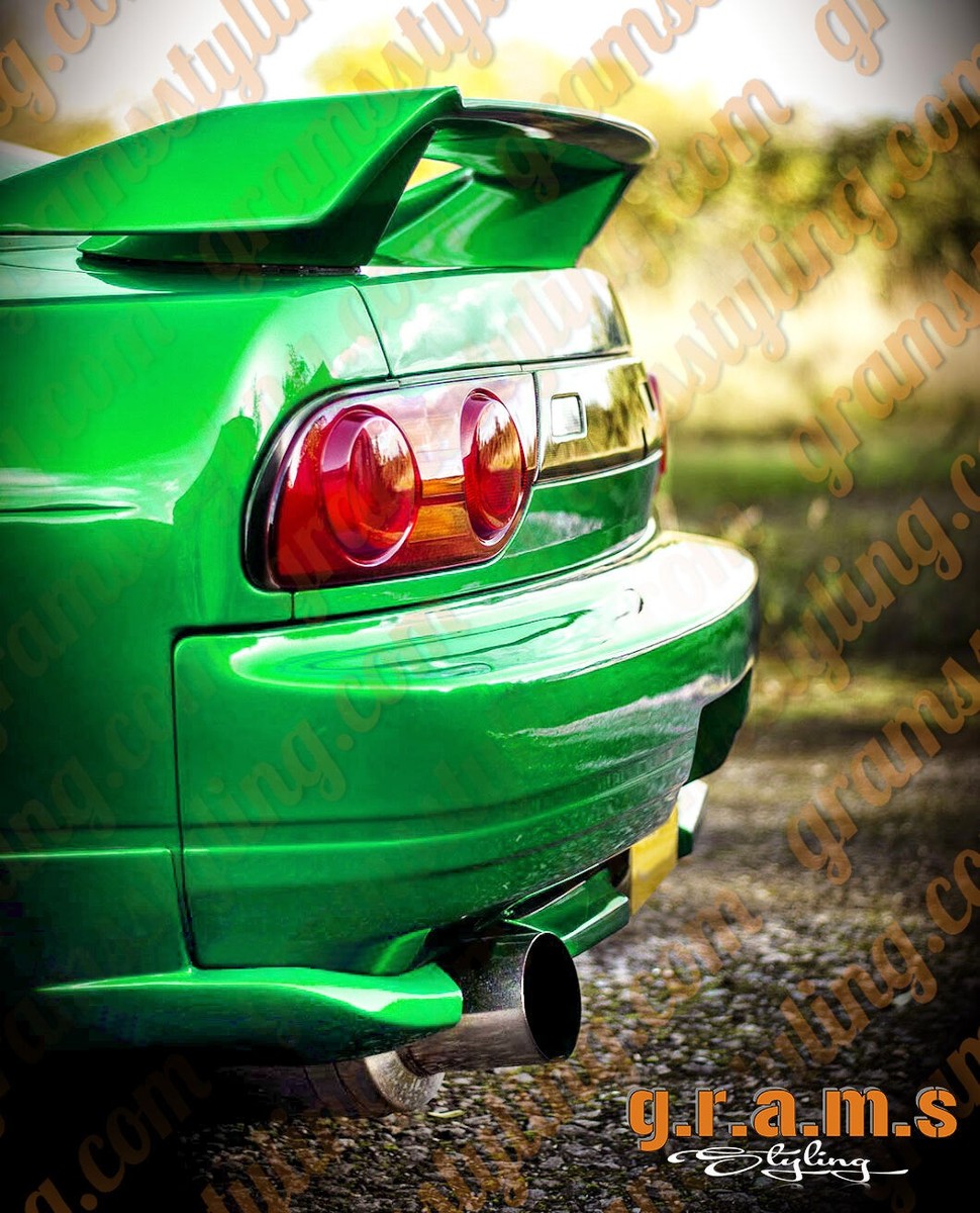 Type X Style Rear Bumper Spats for Nissan S13 180SX Silvia