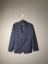 Bonobos Jetsetter Slim Fit Wool Blazer Navy Blue Sport Coat 42R