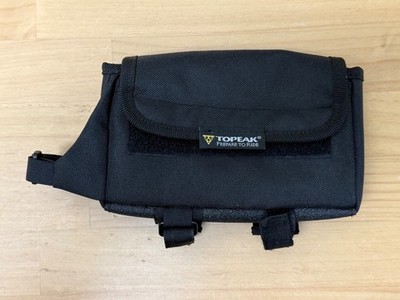Topeak Top Tube Bike Bag - hook & loop straps and flap