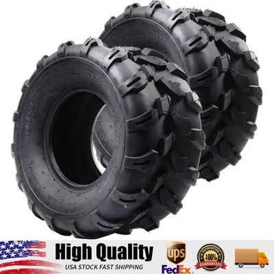 2 Pack All-Terrain Tires 19X7.00-8 ATV Tires, 8 Rim 4PR ATV/UTV Mud Trail Tires