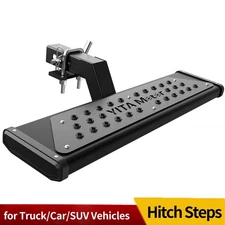 Rear Bumper Trailer Towing Hitch Step Bar Guard for 2" Receiver 27" W X 6.5"