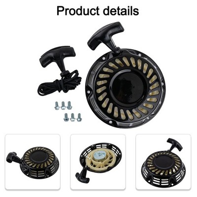 Sleek Design Pull Start Recoil Starter Compatible with Multiple Motor Types