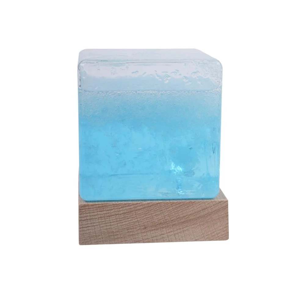 Wetterstation Sturmglas Wettervorhersager kristallblauer Wasserwürfel-Sturm G... - Bild 3 von 4