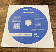 Microsoft Windows Server 2016 Standard 64 Bit DVD (16 core, 1-4 CPU) Dell EMC