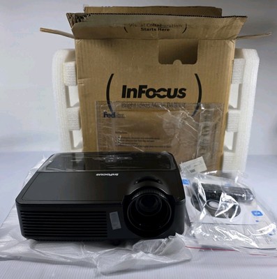 NEW InFocus IN2124 - DLP Projector 3200 Lumens HD PC 3D Ready HDMI 