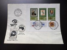 1984 Hungary Ausipex 84 Souvenir Sheet FDC