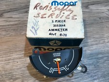 1976-78 Coronet Charger Fury B Body Mopar Nos Ammeter Rally Dash 3593644 1976-78 Coronet Charger Fury B Body Mopar Nos Ammeter Rally Dash 3593644
