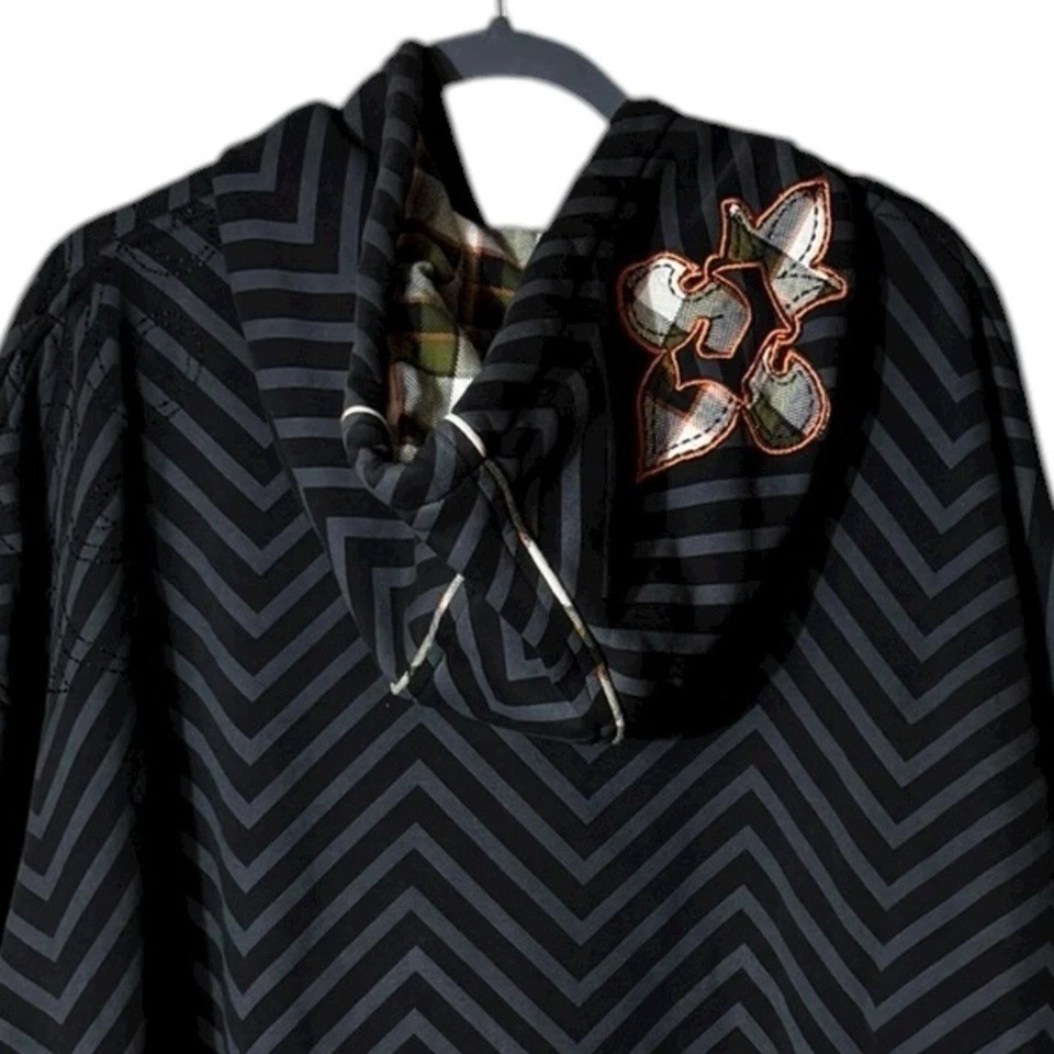 Coogie De Colección Y2K Chaqueta Bordada Sudadera con Capucha 6XL Streetwear Grunge Hip Hop Años 90 Foto 4 de 4