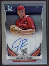 2014 Jakson Reetz Bowman Chrome 1st Bowman Refractor  Auto  RC  #BCA-JR (D495)