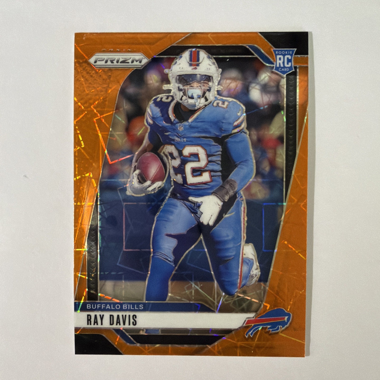 2024 Panini Prizm - Rookies Ray Davis #382 Lazer Prizm (RC)