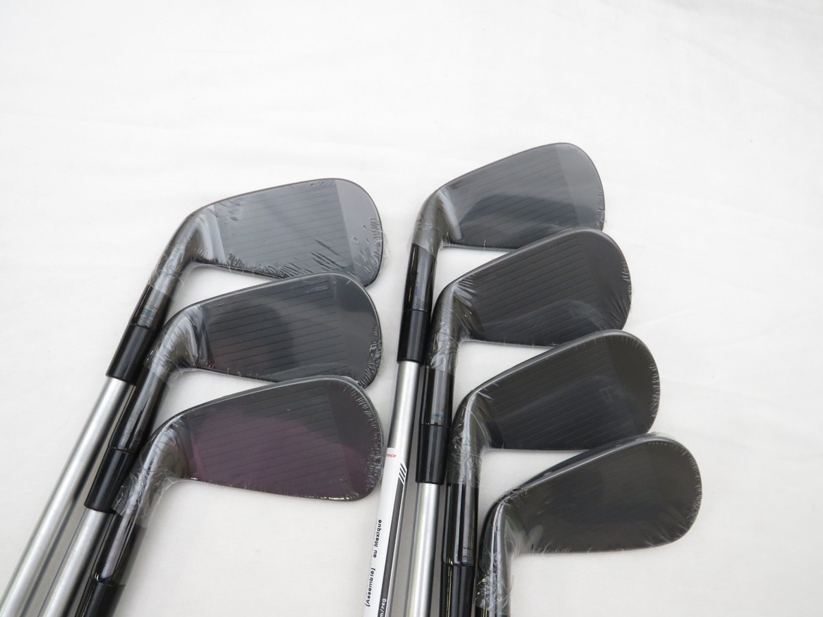 Set Fers Golf 4-PW KBS Tour Set De Fers TaylorMade P770 Phantom Noir - 4-PW, Shaft KBS Tour C-Taper 110 Acier Rigide, Neuf Shafts KBS C-Taper 110