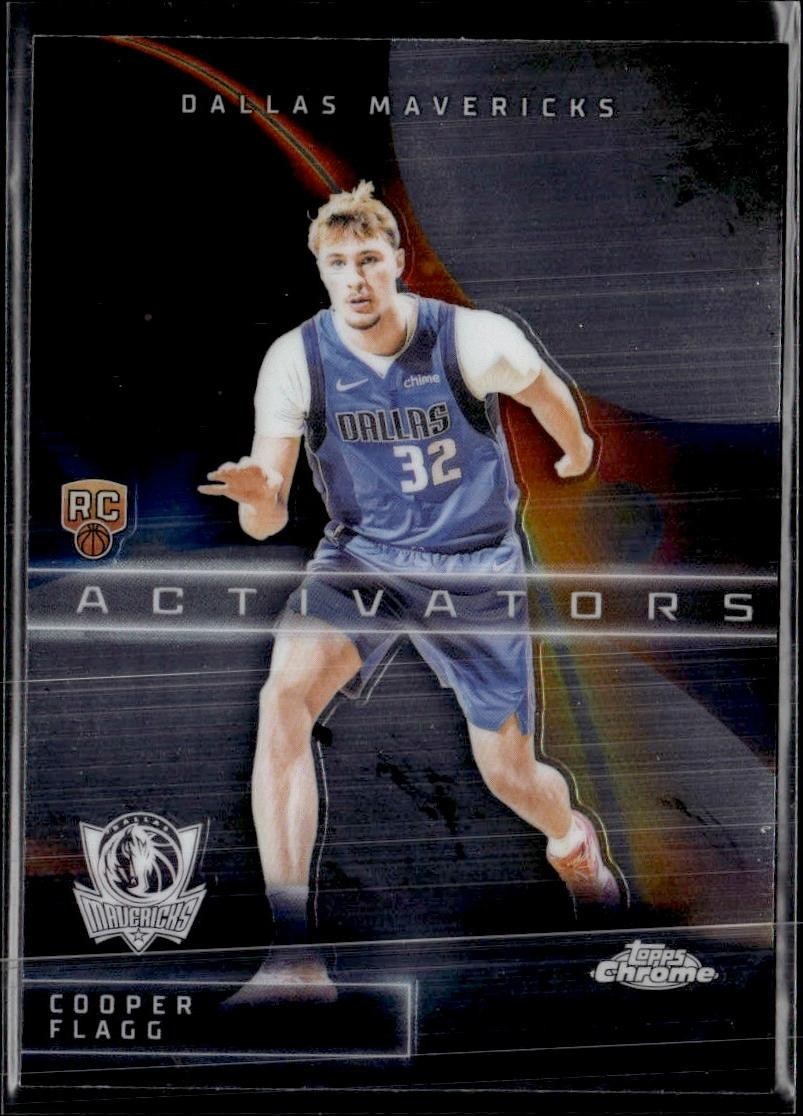 2025-26 Topps Chrome #AC-11 Cooper Flagg Activators Rookie RC - Mavericks