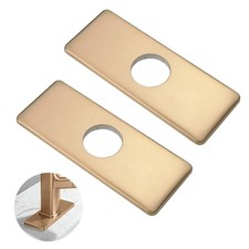 1 Pcs 6 Inch Kitchen Sink Hole Cover Plate, 304 Stainless Steel Faucet Deck P...